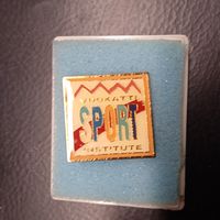 Значок VUOKATTI SPORT INSTITUTE. Редкий.  Редкий.   РАСПРОДАЖА КОЛЛЕКЦИИ.