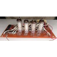 Плата электронных часов на индикаторах ИВ-3А