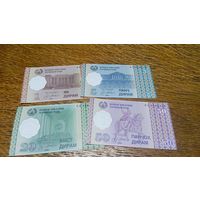 Набор банкнот Таджикистана 1999 года