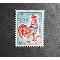Марка Франция 1965 год Галльский петух