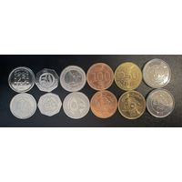 Ливан Набор 6 монет UNC