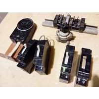 С 1 руб Автоматы из электро-щитка 4 шт на 16 А , рубильник , розетка , планка с контактами , всё на главном фото