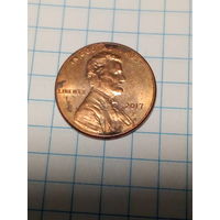 1 цент США 2017 P год