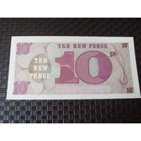 Великобритания 10 пенсов 1972 г