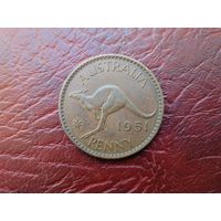 1 пенни 1951 г. Австралия.