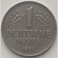 Германия 1 марка 1962 г. J