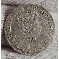 6 грошей, шестак 1757 года, Пруссия, С РУБЛЯ! МНОГО ЛОТОВ С РУБЛЯ!