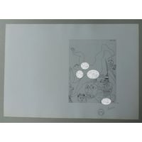 Литография Пабло Пикассо Pablo Picasso- Picasso 347