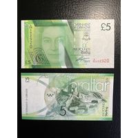 Гибралтар 5 фунт 2011 Мавританский замок UNC