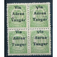 Испанские колонии - Танжер - 1939г. - авиапочта, 10 с - 1 кварт - чистый, без клея. #4-B5-126-A-2