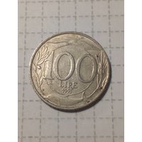 100 лир Италия 1993 год