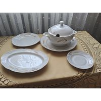 Супница ,блюда Рижский фарфоровый завод RPF 50-60е года.