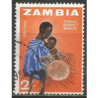 Замбия. Соломоплетение. 1964г. Mi#10.