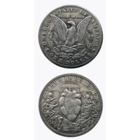 Сувенирная монета 1 доллар 1921 Сердце
