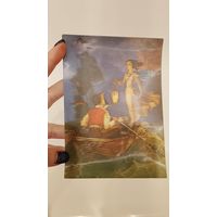 Стерео открытка СССР, бегущая по волнам