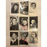 Фотооткрытки Советские актрисы