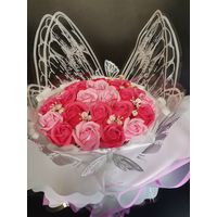 Букет из мыльных роз
