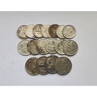 Аукцион с рубля Билон СССР 17 штук не чищенный Смотрите также другие мои лоты