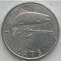 Латвия 1 лат 2008 г.