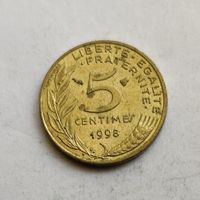 Франция 5 сантимов 1998 г.