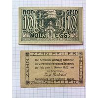 Австрия нотгельд 10 Вольфсегг - 1201-2