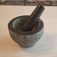 Ступка с пестиком, гранит.