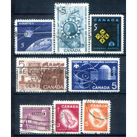 Канада - 1966г. - 7 полных серий - 8 марок - гашёные. #3-WB-92-A-1