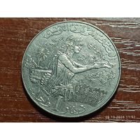 Тунис 1 динар 2007