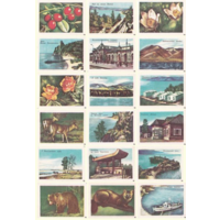 Спичечные этикетки. Сувенирный набор. Озеро Байкал.1987 год