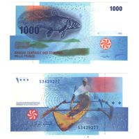 Коморские острова (Коморы)  1000 франков 2005 год  UNC