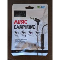 Наушники проводные с микрофоном "PROFIT VS-601", 32 Ом, 120 см. кабель, 3.5 разъём