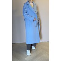 Пальто шерсть, красивый цвет, демисезонное