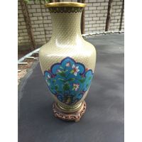 Ваза Клуозане 1950 год Китай. Большая 38 см!