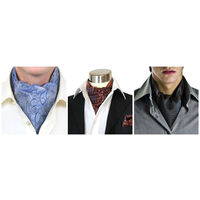 Платки шейные разные из полиэстера, крепдешина и др.