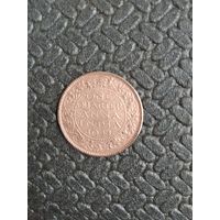 Индия британская 1/4 анна 1941г.