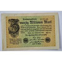 1923 год 20 000 000 марок Германия