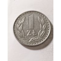 Польша 1 злотый 1986