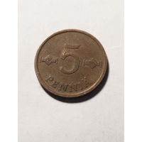 Финляндия 5 пенни 1963