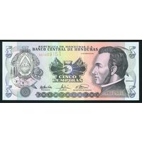 Гондурас 5 лемпира 2003 г. P86c. Серия AQ. UNC