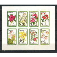 Экваториальная Гвинея - 1979 - Цветы - сцепка - 8 марок. MNH.  (Лот 60JB)-TG3P58