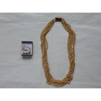 Винтажное колье из цепей.