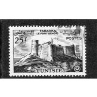 Тунис. Французский протекторат. Табарка. Крепость, 25fr