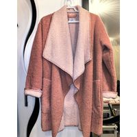 Мягкий плюшевый кардиган-накидка-халат-кофта