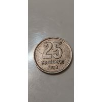 Аргентина 25 сентаво 1994