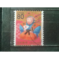 Япония, 2003. Год Обезьяны. Mi-1,5 евро гаш.