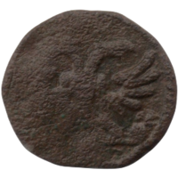 Российское Царство. 1 полушка  1720.