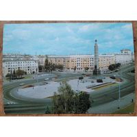 Минск. Площадь Победы. 1986 г. ПК. Чистая.