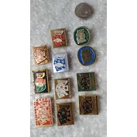 Значки СССР фестиваль искусств СССР - 11 шт.