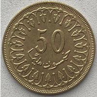 Тунис 50 миллимов 1983 г.