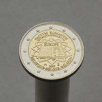 Бельгия 2 евро 2007  50 лет подписания Римского договора